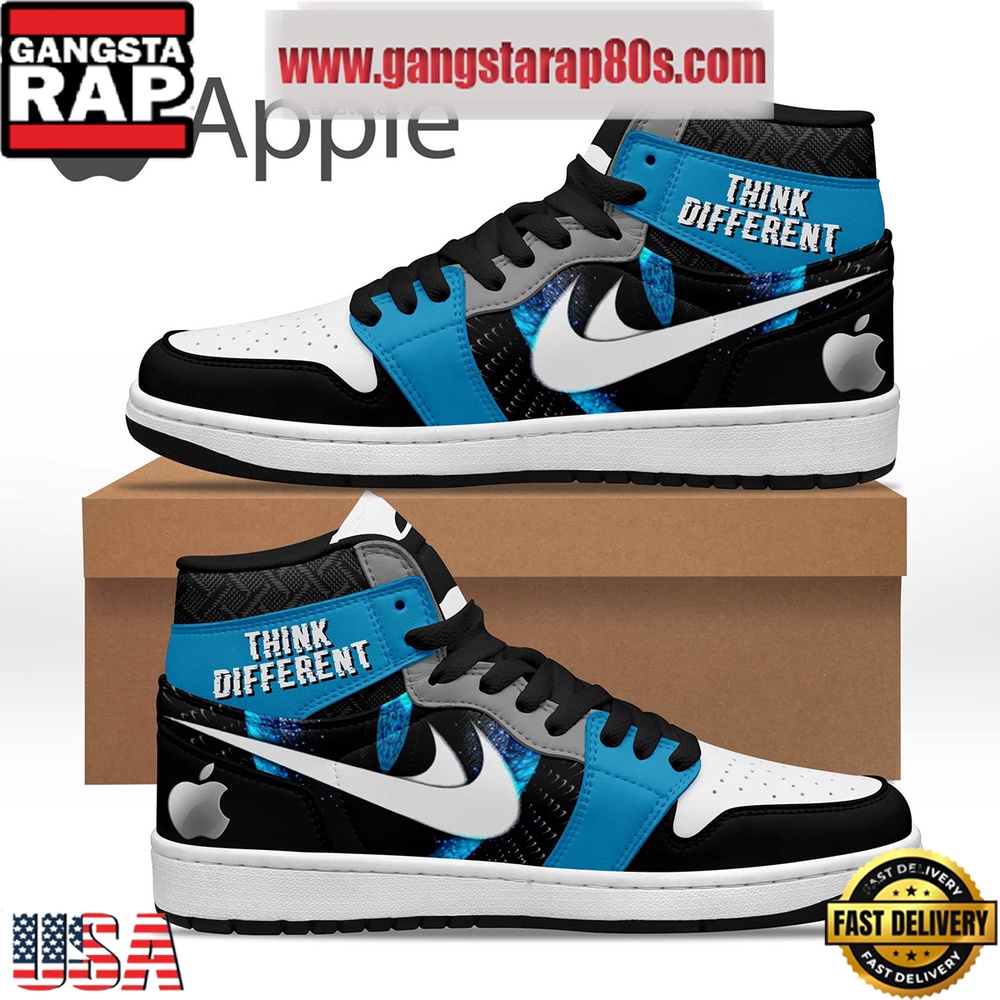 Apple Think Different Air Jordan 1 Sneakers Shoes Apple Think Different Air Jordan 1 Sneakers Shoes