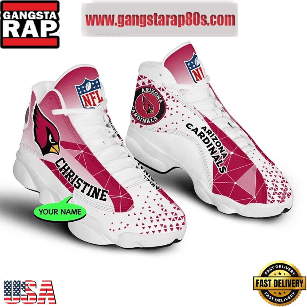 NFL Arizona Cardinals Personalized Air Jordan 13 Sport Shoes NFL Arizona Cardinals Personalized Air Jordan 13 Sport Shoes