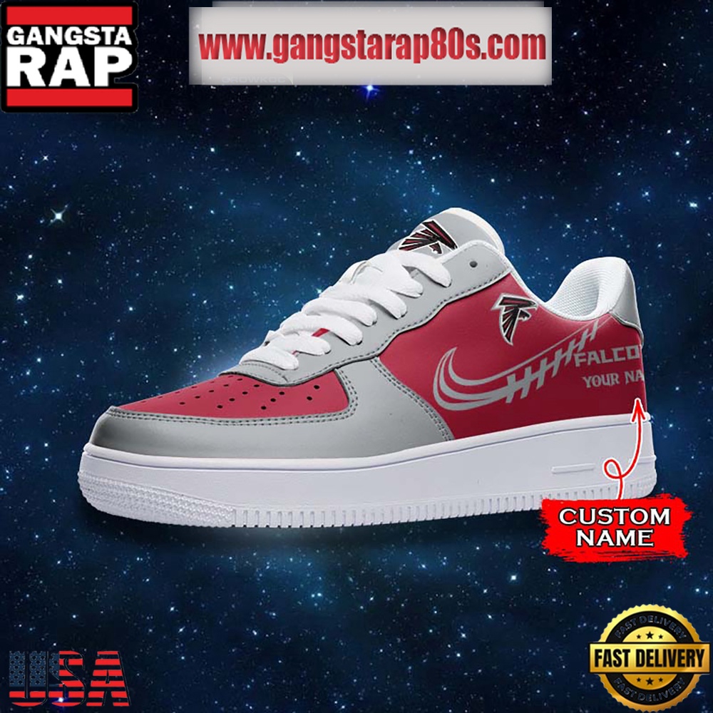 NFL Atlanta Falcons Unique Design Custom Name Air Force 1 Sneaker Shoes NFL Atlanta Falcons Unique Design Custom Name Air Force 1 Sneaker Shoes