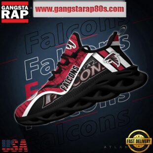 NFL Atlanta Falcons Unique Design Max Soul Shoes Running Sneakers