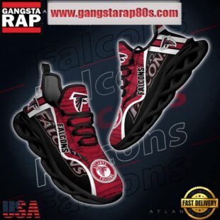 NFL Atlanta Falcons Unique Design Max Soul Shoes Running Sneakers
