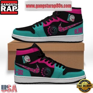 NFL Blink-182 Fan Dark Version Air Jordan 1 Sneakers Shoes