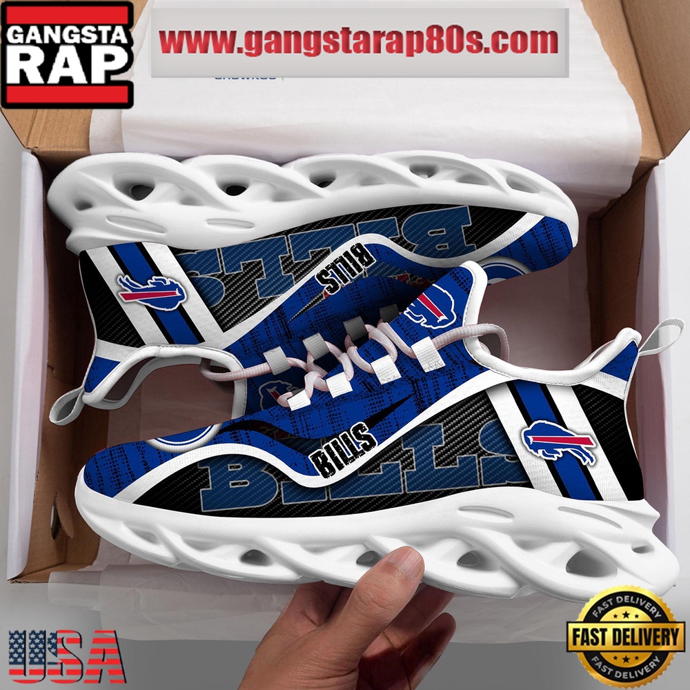 NFL Buffalo Bills Unique Design Max Soul Shoes Running Sneakers NFL Buffalo Bills Unique Design Max Soul Shoes Running Sneakers