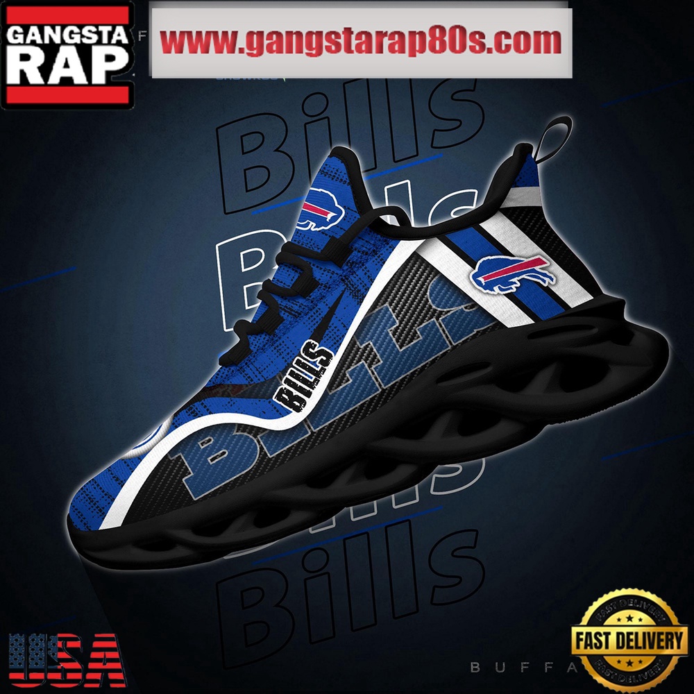 NFL Buffalo Bills Unique Design Max Soul Shoes Running Sneakers NFL Buffalo Bills Unique Design Max Soul Shoes Running Sneakers