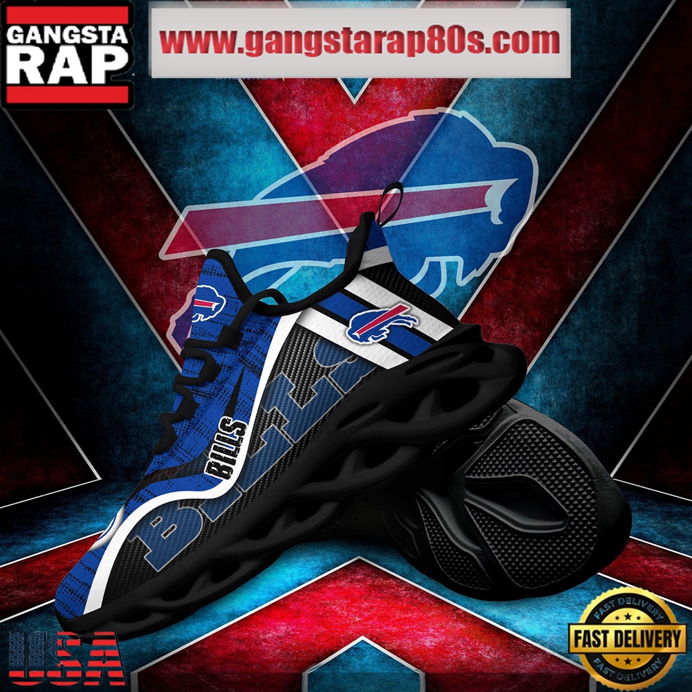 NFL Buffalo Bills Unique Design Max Soul Shoes Running Sneakers NFL Buffalo Bills Unique Design Max Soul Shoes Running Sneakers