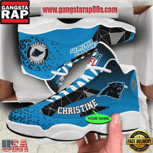NFL Carolina Panthers Personalized Air Jordan 13 Sport Shoes