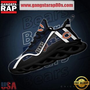 NFL Chicago Bears Unique Design Max Soul Shoes Running Sneakers