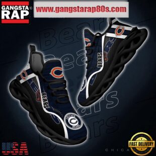 NFL Chicago Bears Unique Design Max Soul Shoes Running Sneakers