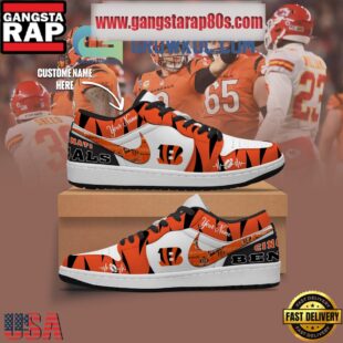 NFL Cincinnati Bengals Personalized Air Jordan 1 Sneakers Shoes