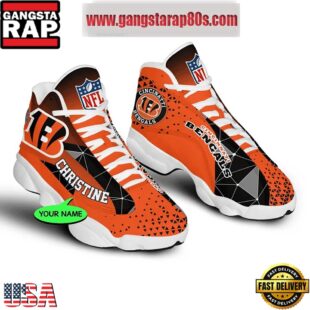 NFL Cincinnati Bengals Personalized Air Jordan 13 Sport Shoes