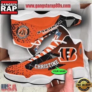 NFL Cincinnati Bengals Personalized Air Jordan 13 Sport Shoes