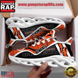 NFL Cincinnati Bengals Unique Design Max Soul Shoes Running Sneakers