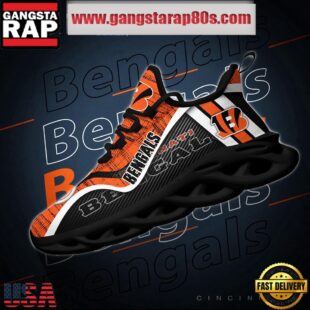 NFL Cincinnati Bengals Unique Design Max Soul Shoes Running Sneakers