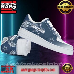 NFL Dallas Cowboys Air Force 1 Shoes Sneaker For Men Women