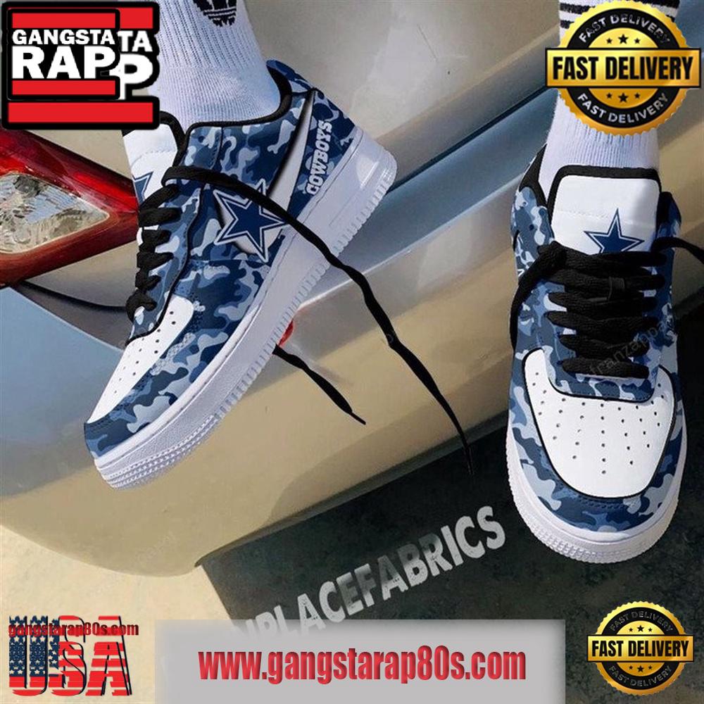 NFL Dallas Cowboys Air Force 1 Sneaker Shoes Custom For Men Women NFL Dallas Cowboys Air Force 1 Sneaker Shoes Custom For Men Women