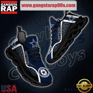 NFL Dallas Cowboys Unique Design Max Soul Shoes Running Sneakers