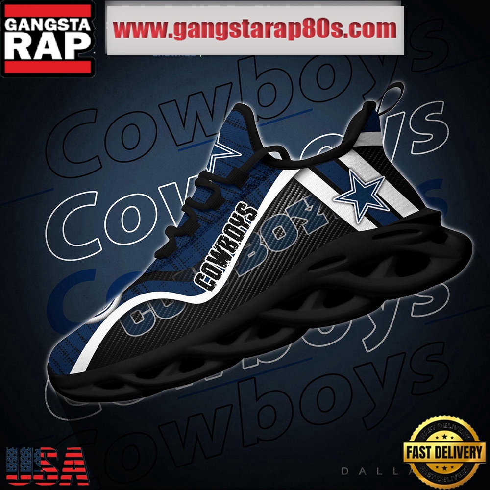 NFL Dallas Cowboys Unique Design Max Soul Shoes Running Sneakers NFL Dallas Cowboys Unique Design Max Soul Shoes Running Sneakers