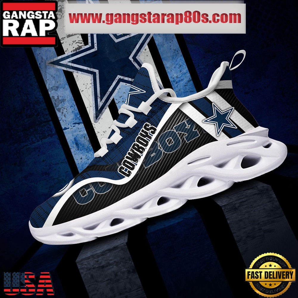 NFL Dallas Cowboys Unique Design Max Soul Shoes Running Sneakers NFL Dallas Cowboys Unique Design Max Soul Shoes Running Sneakers