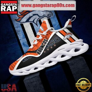 NFL Denver Broncos Unique Design Max Soul Shoes Running Sneakers