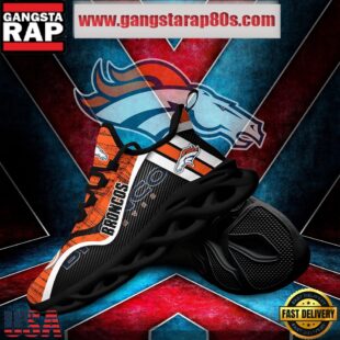 NFL Denver Broncos Unique Design Max Soul Shoes Running Sneakers