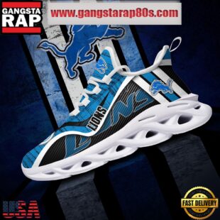 NFL Detroit Lions Unique Design Max Soul Shoes Running Sneakers