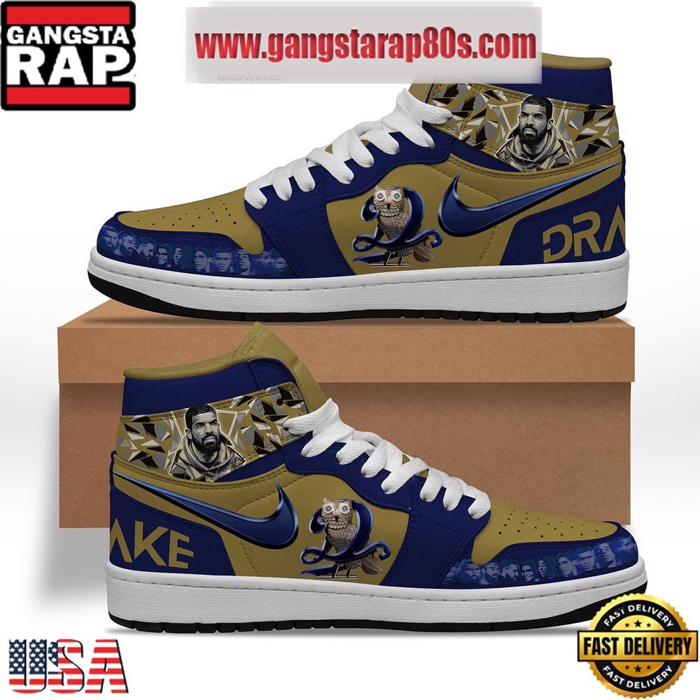 Drake Star Fan Air Jordan 1 Sneakers Shoes Drake Star Fan Air Jordan 1 Sneakers Shoes