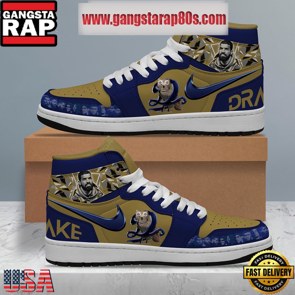 Drake Star Fan Air Jordan 1 Sneakers Shoes Drake Star Fan Air Jordan 1 Sneakers Shoes