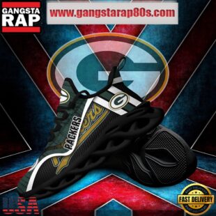 NFL Green Bay Packers Unique Design Max Soul Shoes Running Sneakers
