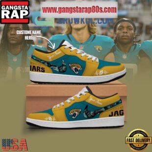 NFL Jacksonville Jaguars Personalized Air Jordan 1 Sneakers Shoes