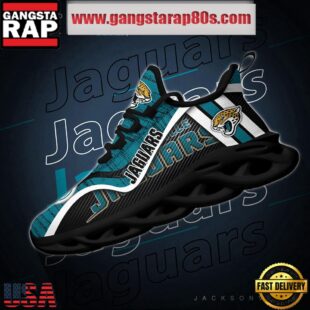 NFL Jacksonville Jaguars Unique Design Max Soul Shoes Running Sneakers