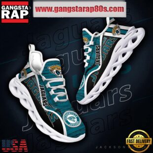 NFL Jacksonville Jaguars Unique Design Max Soul Shoes Running Sneakers
