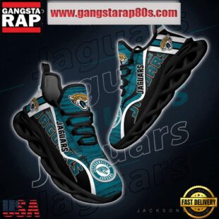 NFL Jacksonville Jaguars Unique Design Max Soul Shoes Running Sneakers
