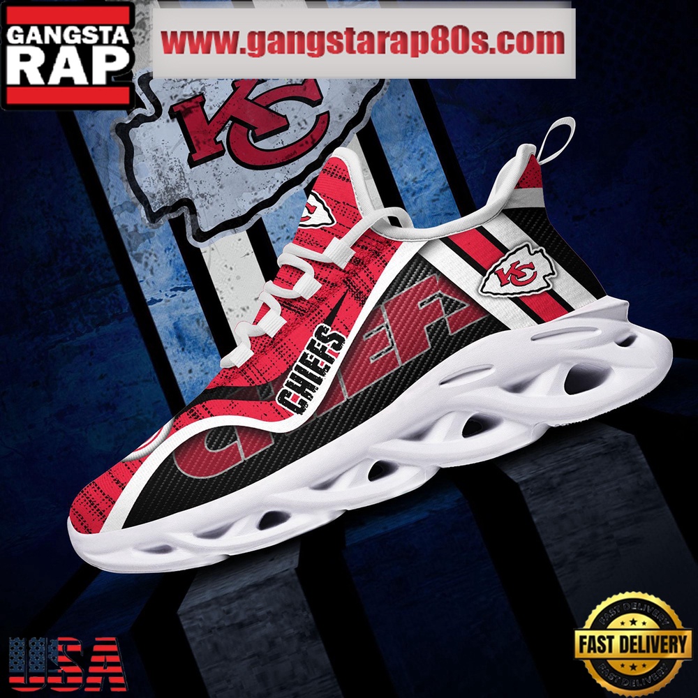 NFL Kansas City Chiefs Unique Design Max Soul Shoes Running Sneakers NFL Kansas City Chiefs Unique Design Max Soul Shoes Running Sneakers
