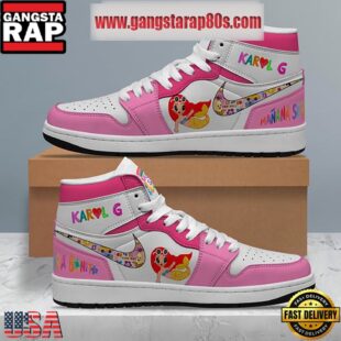 NFL Karol G Manana Sera Bonito Love Air Jordan 1 Sneakers Shoes