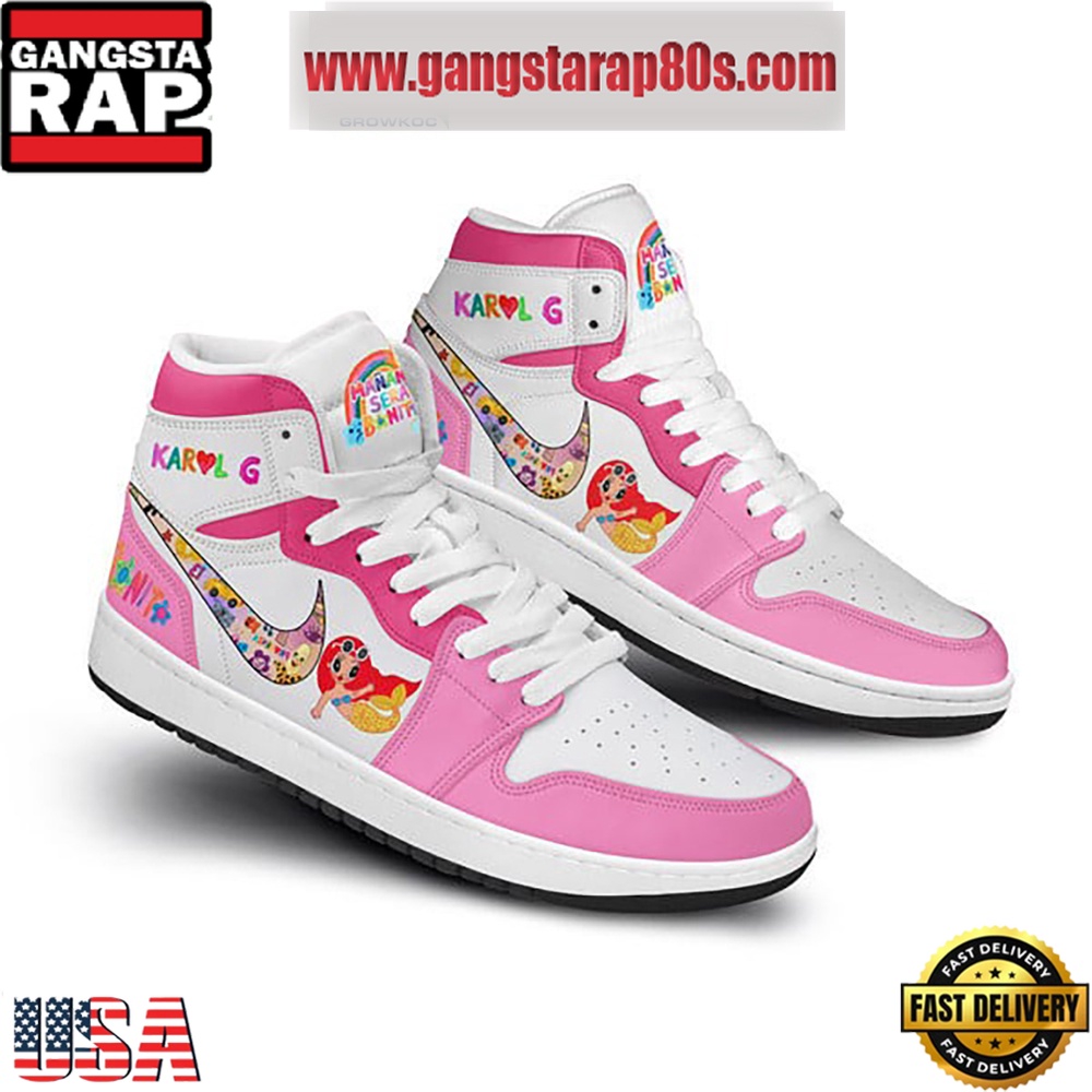 Karol G Manana Sera Bonito Love Air Jordan 1 Sneakers Shoes Karol G Manana Sera Bonito Love Air Jordan 1 Sneakers Shoes