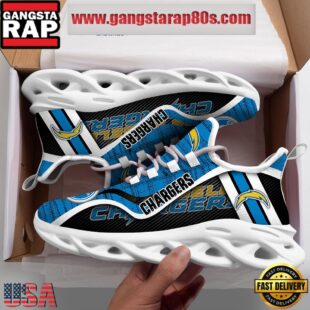 NFL Los Angeles Chargers Unique Design Max Soul Shoes Running Sneakers