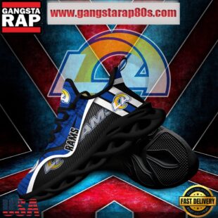 NFL Los Angeles Rams Unique Design Max Soul Shoes Running Sneakers