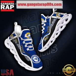 NFL Los Angeles Rams Unique Design Max Soul Shoes Running Sneakers