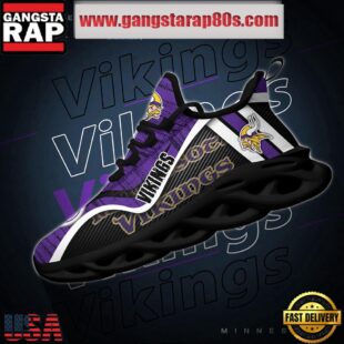 NFL Minnesota Vikings Unique Design Max Soul Shoes Running Sneakers