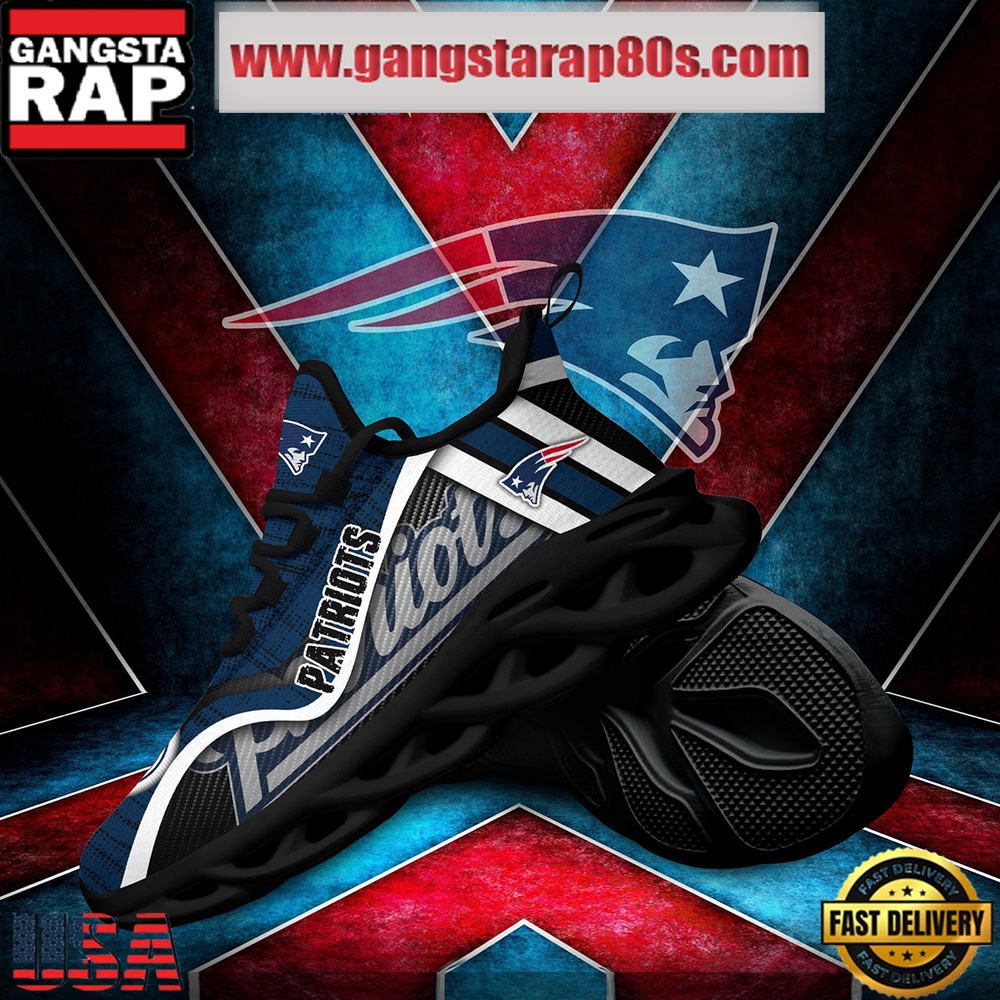 NFL New England Patriots Unique Design Max Soul Shoes Running Sneakers NFL New England Patriots Unique Design Max Soul Shoes Running Sneakers