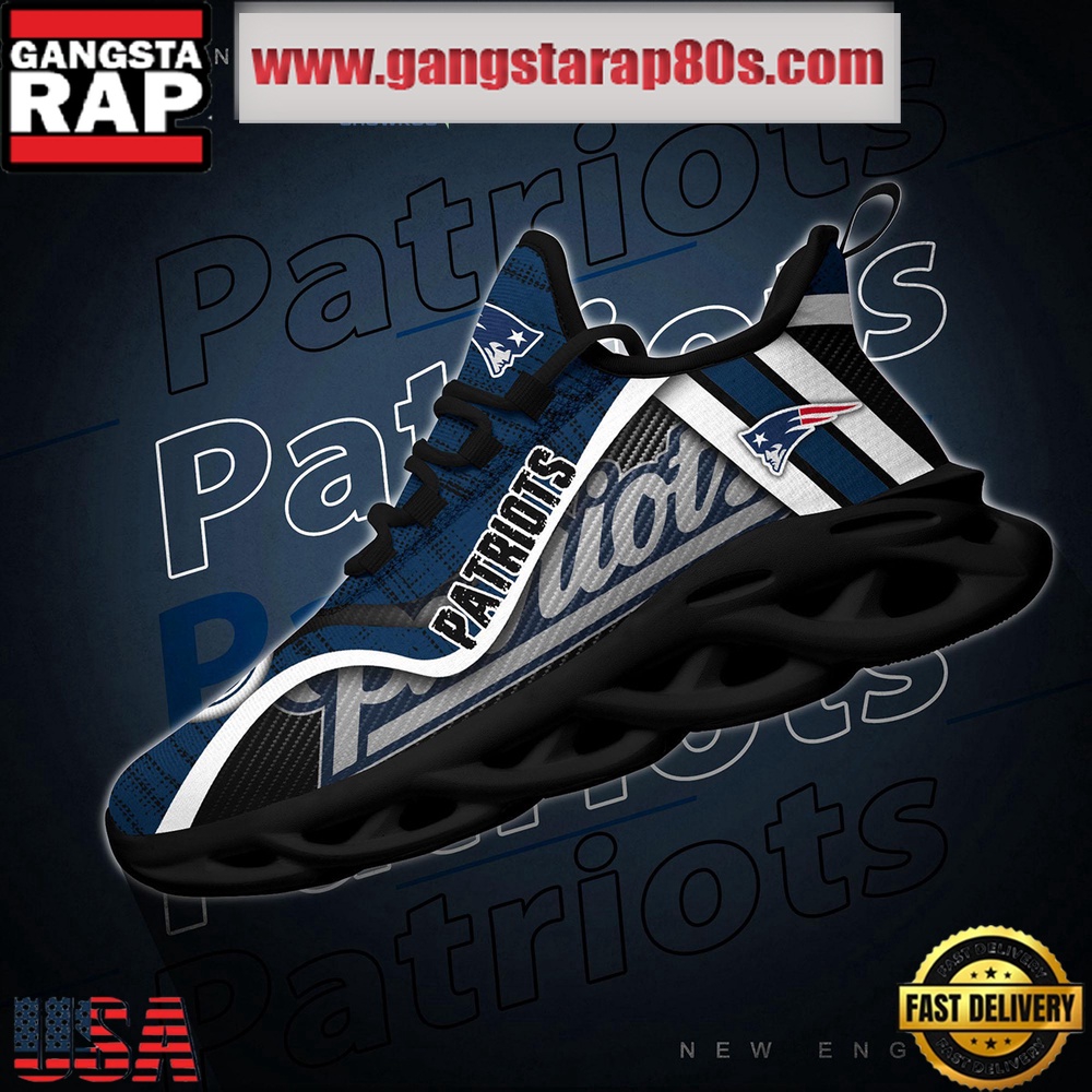 NFL New England Patriots Unique Design Max Soul Shoes Running Sneakers NFL New England Patriots Unique Design Max Soul Shoes Running Sneakers