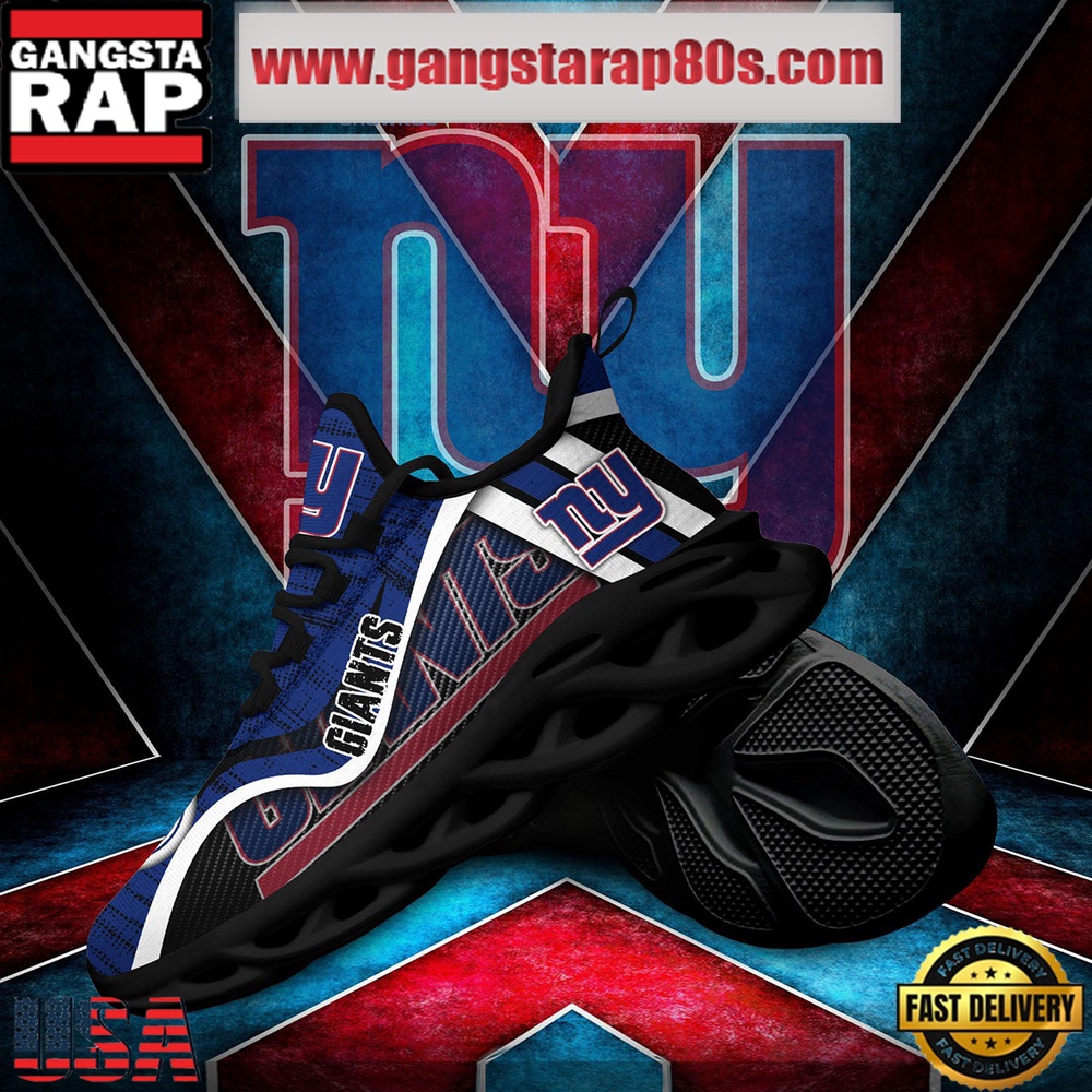 NFL New York Giants Unique Design Max Soul Shoes Running Sneakers NFL New York Giants Unique Design Max Soul Shoes Running Sneakers