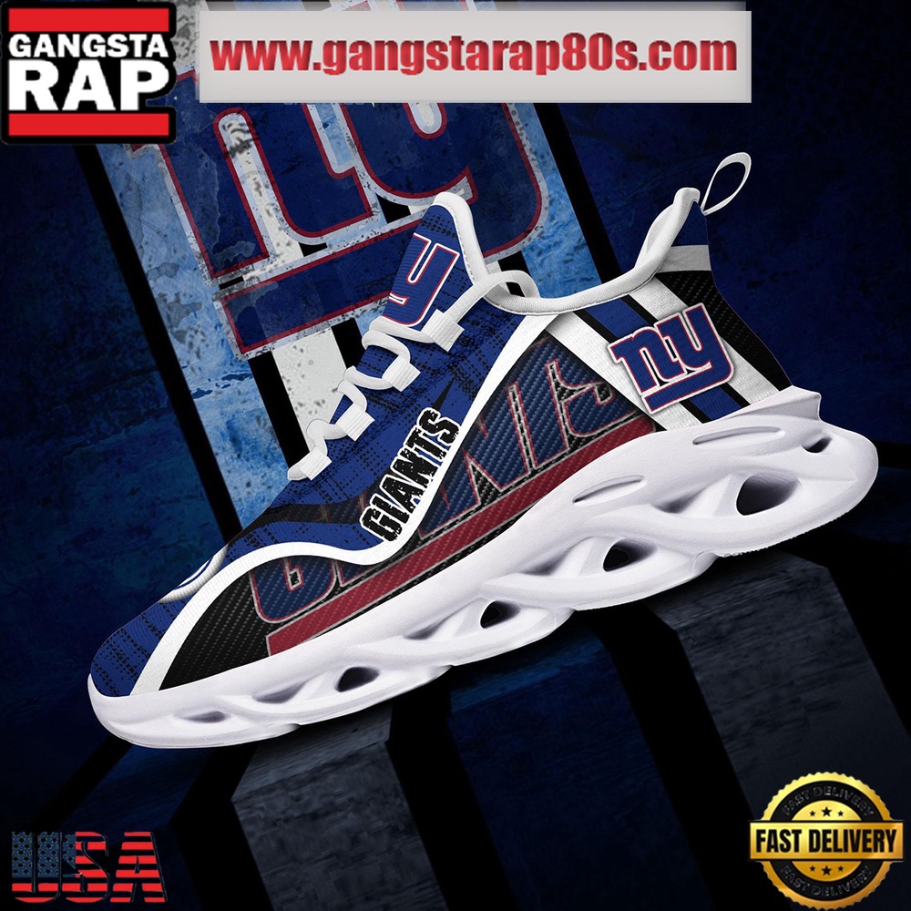 NFL New York Giants Unique Design Max Soul Shoes Running Sneakers NFL New York Giants Unique Design Max Soul Shoes Running Sneakers