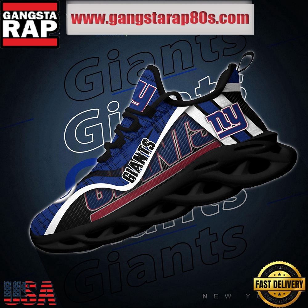 NFL New York Giants Unique Design Max Soul Shoes Running Sneakers NFL New York Giants Unique Design Max Soul Shoes Running Sneakers