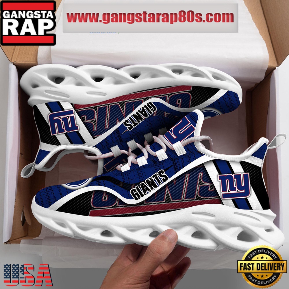 NFL New York Giants Unique Design Max Soul Shoes Running Sneakers NFL New York Giants Unique Design Max Soul Shoes Running Sneakers