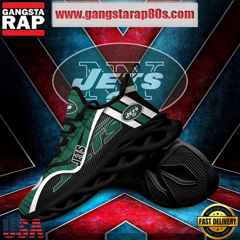 NFL New York Jets Unique Design Max Soul Shoes Running Sneakers NFL New York Jets Unique Design Max Soul Shoes Running Sneakers