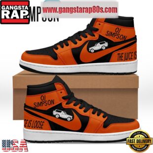 NFL O. J. Simpson The Juice Is Loose Air Jordan 1 Sneakers Shoes
