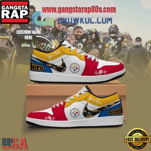 NFL Pittsburgh Steelers Personalized Air Jordan 1 Sneakers Shoes