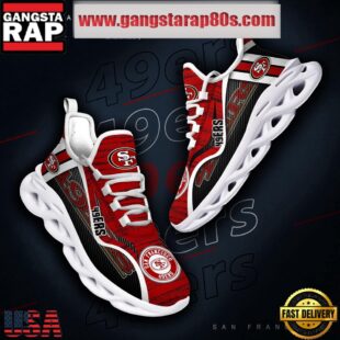 NFL San Francisco 49ers Unique Design Max Soul Shoes Running Sneakers