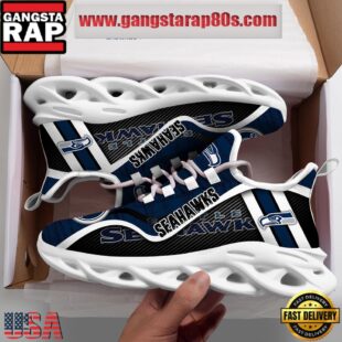 NFL Seattle Seahawks Unique Design Max Soul Shoes Running Sneakers